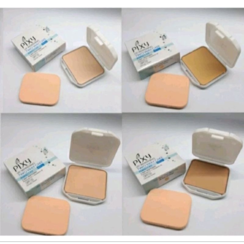 BEDAK PADAT PIXY UV WHITENING TWO WAY CAKE YELLOW BEIGE