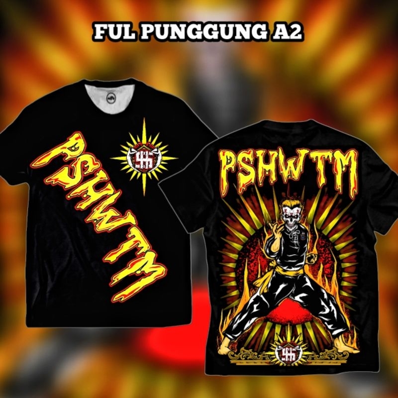 kaos Pshw winongo kaos distro desain terbaru Sh winongo ful punggung A2