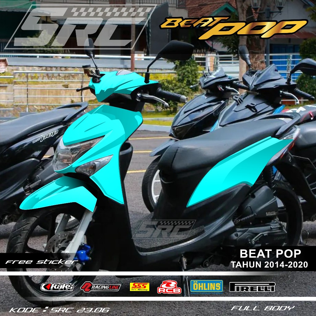 COD Decal Stiker Fullbody Honda Beat POP Tahun 2014 2015 2016 2017 2018 2019 2020 Sticker Beat Pop P