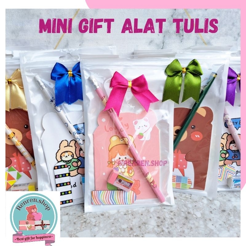 

Renrenshop - Minigift Alat Tulis / Minigift Buku / Minigift alat sekolah / Bingkisan Alat tulis murah