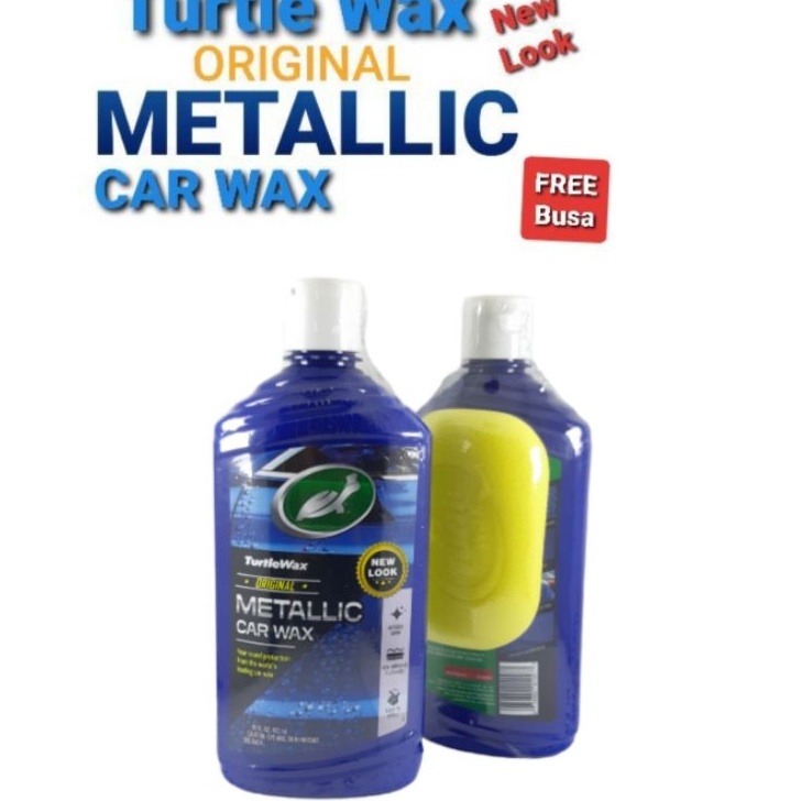 BestSeller Turtle Wax Metallic Car Wax Poles Pengkilap Body Silicone Silikon Glaze Original