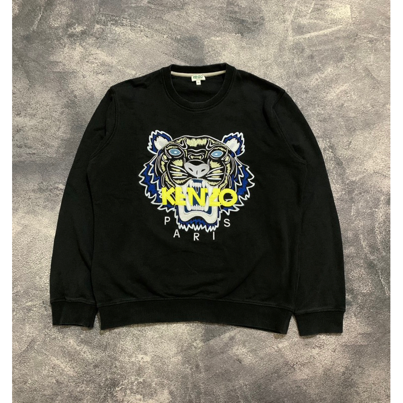 Sweater Crewneck Kenzo Head Tiger Original
