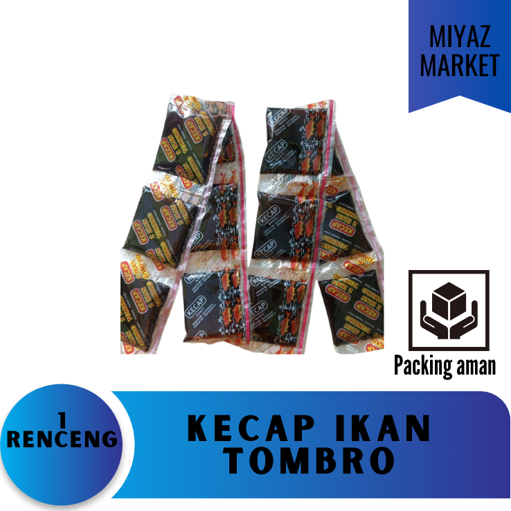 

❤MIYAZMARKET❤ Kecap Ikan Tombro Sachet / Kecap cap Ikan Tombro Renceng / Kecap Ikan Tombro Renteng 12'