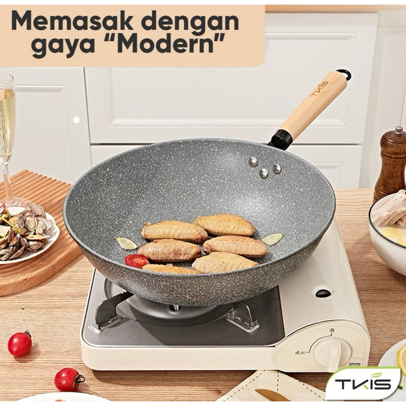 Wajan Anti Lengket TKIS/ Modern Wajan Termurahhh/32 cm