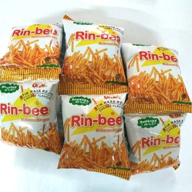 

PROMO SEMANGAT Snack ciki Rinbee keju sachet isi 1 pcs