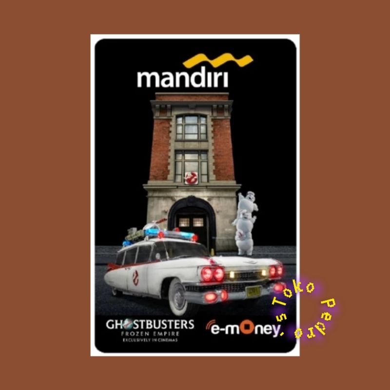 eMoney Edisi GHOSTBUSTERS 2024 /MARSHMALLOW Edition Original /Like eToll Flazz Brizzi Tapcash