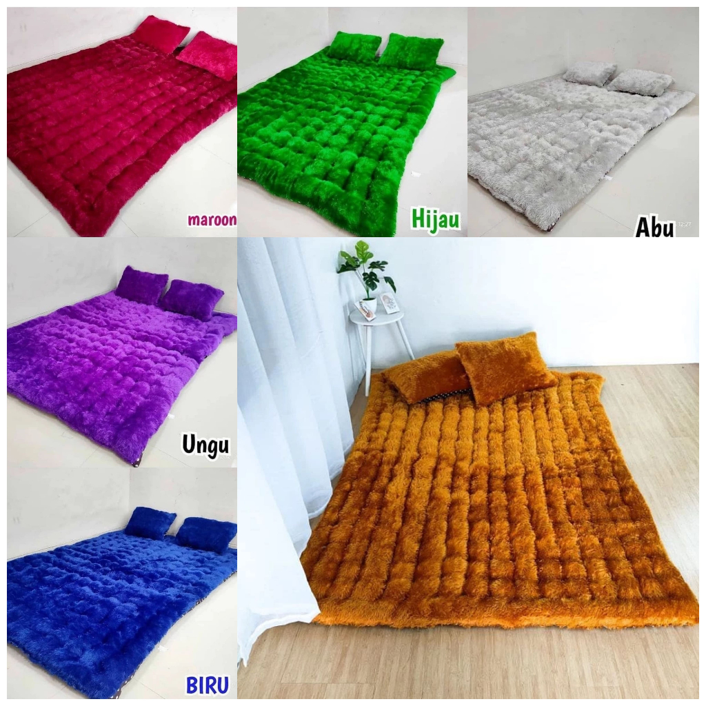 nata - Kasur simple nyaman - Kasur Bulu Rasfur Gender bahan dawsol premium Empuk Tebal - kasur santa