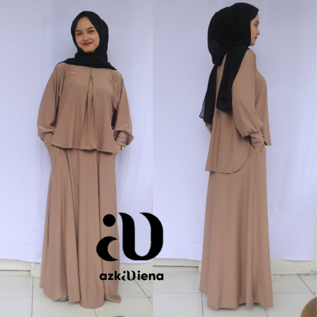 SETELAN ROK WANITA KEKINIAN SET FASHION ONE SET WANITA HIJAB SETELAN TUNIK DRESS  WANITA HIJAB MUSLI
