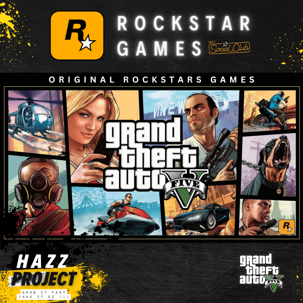 GTA V/ GTA 5 Online Premium Edition PC Original - Rockstar Games - FiveM/Roleplay