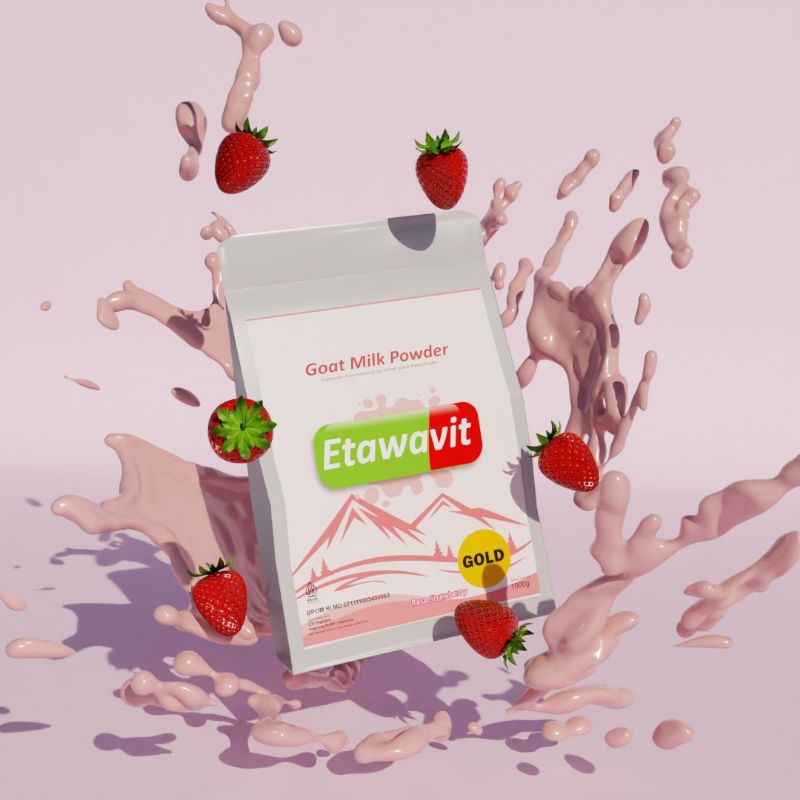 

Etawavit Susu Kambing Bubuk 60% Strawberry 1 Kg