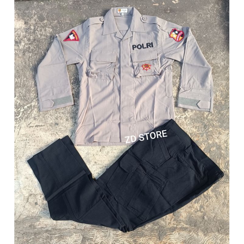 Seragam PDL Tactical Coklat Brimob/Seragam Coklat Tactical 2023