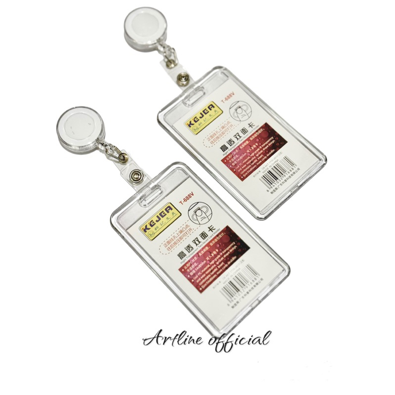

Nametag Yoyo Id Card Holder Casing Id Card Holder Acrylic Transparant 2 Sisi Kejea T-668 Tempat Id Card Holder Mika 2 Sisi + Nametag Yoyo Id Card Holder