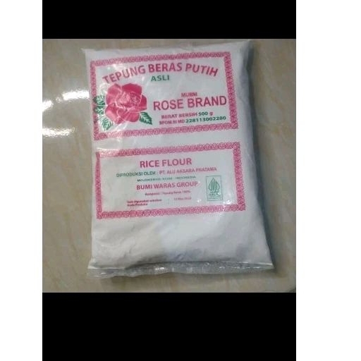 

Tepung beras putih/rose brand 500gr