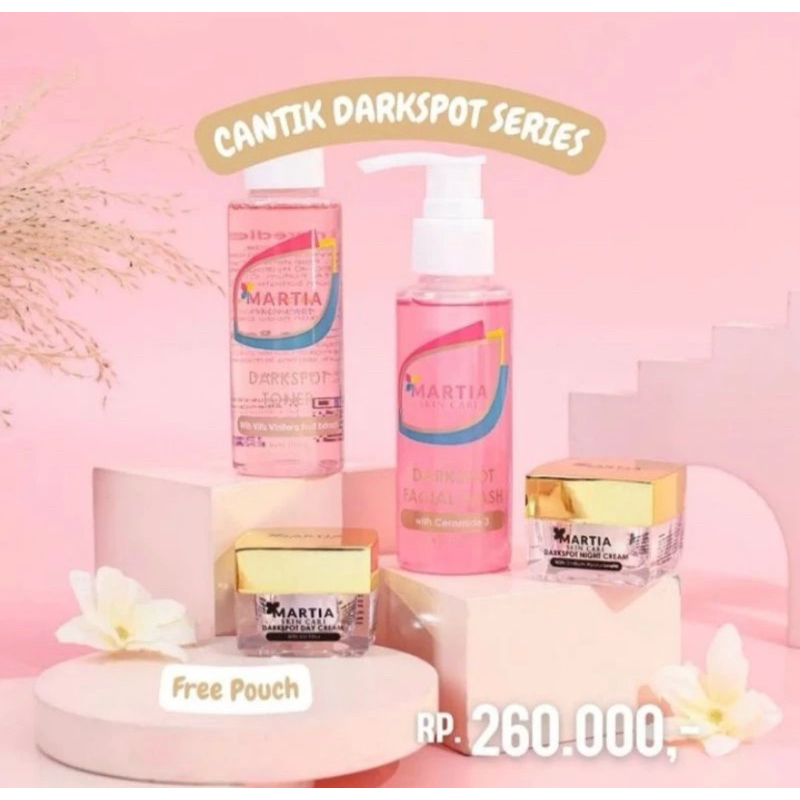 PAKET CANTIK MARTIA SKINCARE isi 4