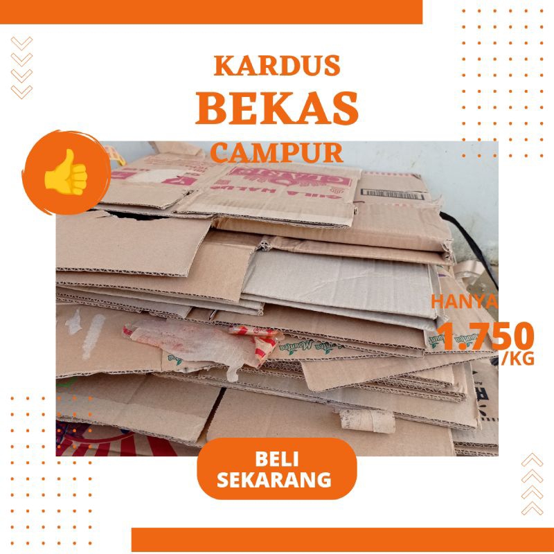 

kardus bekas campur