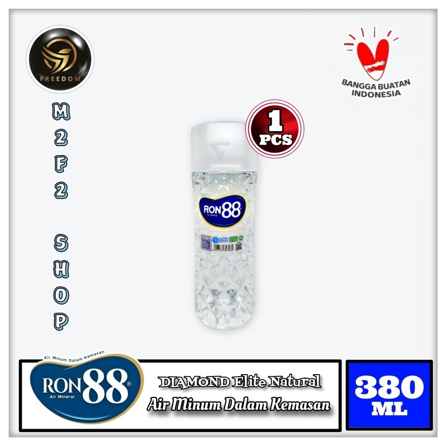 

Air Mineral Ron 88 Diamond Elite Natural Botol Pet - 380 ml (Kemasan Satuan)