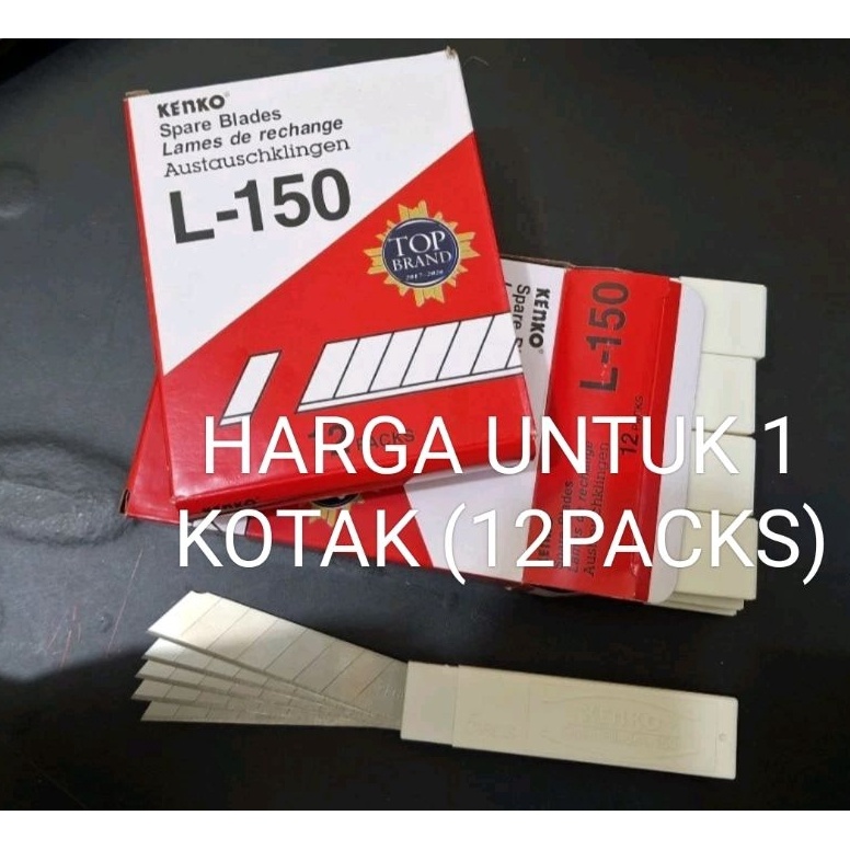 

Refill Cutter Besar Kenko L15 Harga untuk 1 Kotak12 Tube g Q6T3
