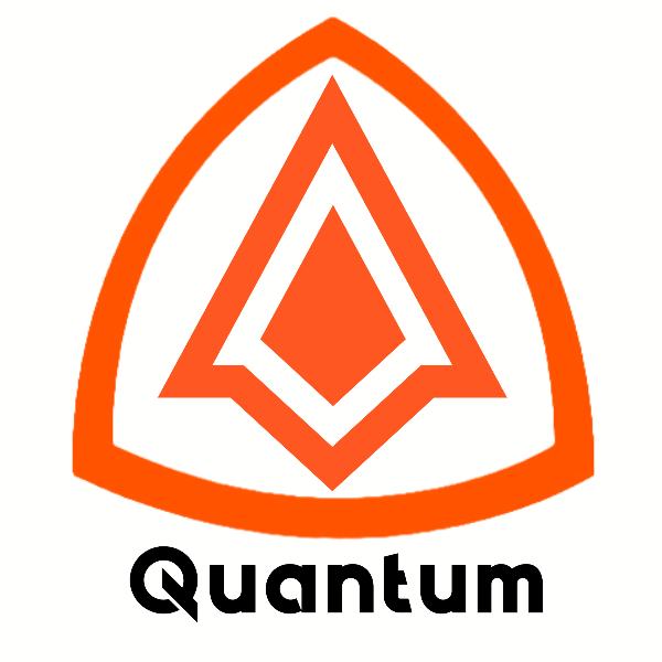 

Stiker quantum hitam putih die cut
