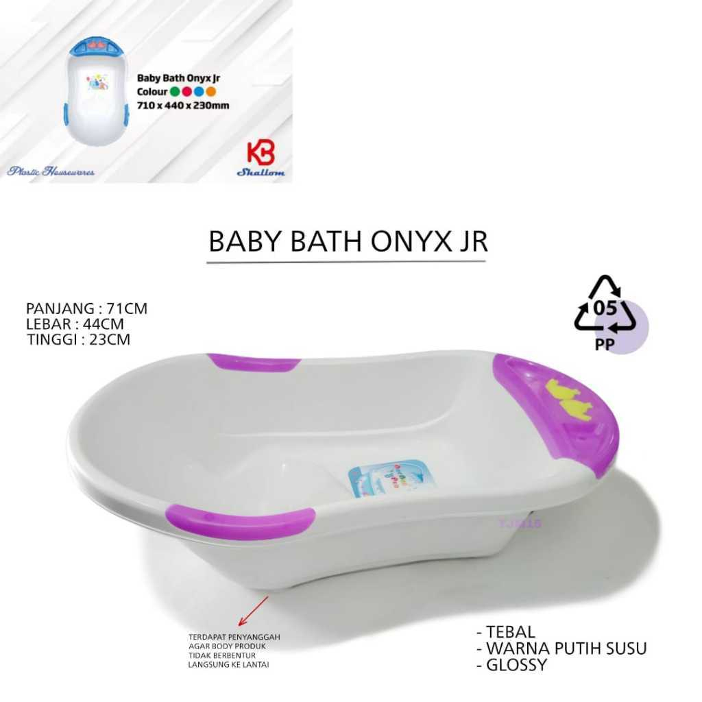 BAK TEMPAT MANDI BAYI BABY BATHTUB NEWBORN ONYX JR - BASKOM MANDI