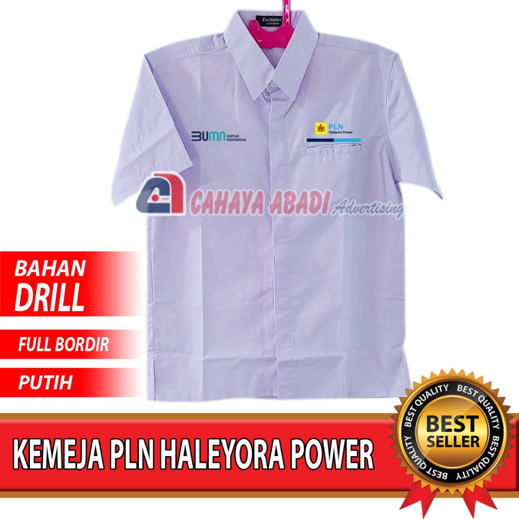 Kemeja BUMN PLN Haleyora Power Seragam Haleyora Power Baju BUMN PLN Haleyora Power