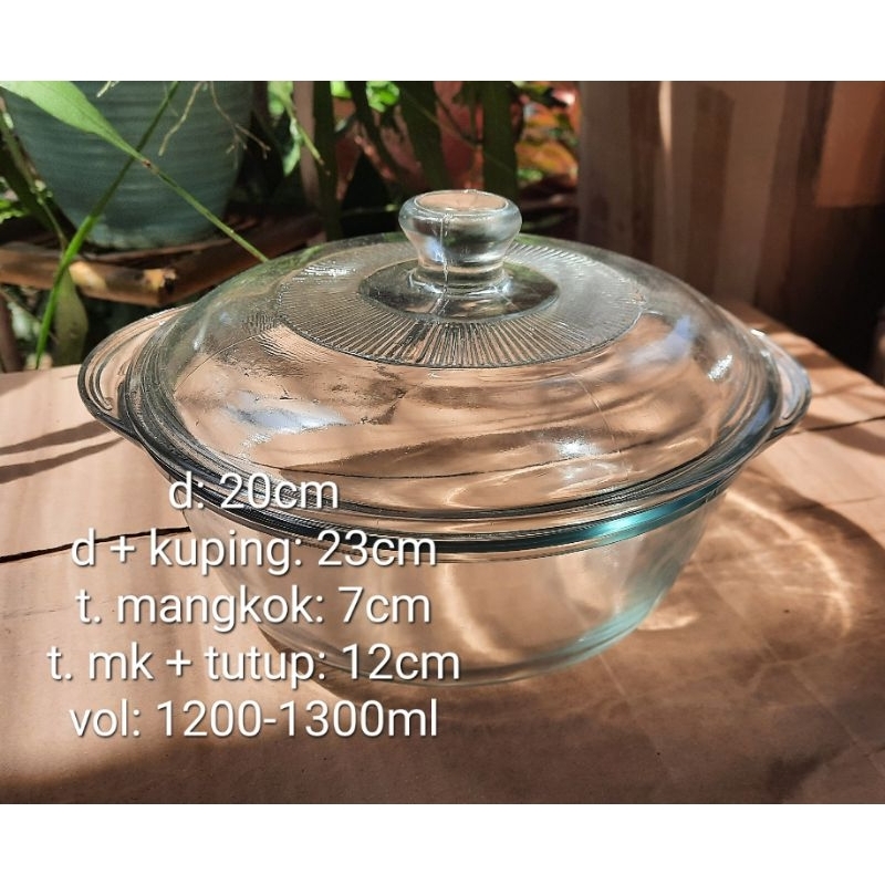 (1 pcs/set) mangkok + tutup crv 20 bc kedaung