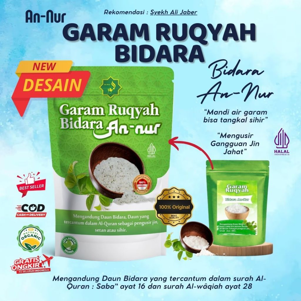 

GARAM RUQYAH MELANCARKAN USAHA @An-Nur_100% ORIGINAL 500gr