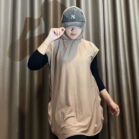 Untung maksimal HIJAB ROMPI SPORTY Hoodie Syari  Jilbab Senam Sporty  Jilbab Instan  Baju Atasan Ola