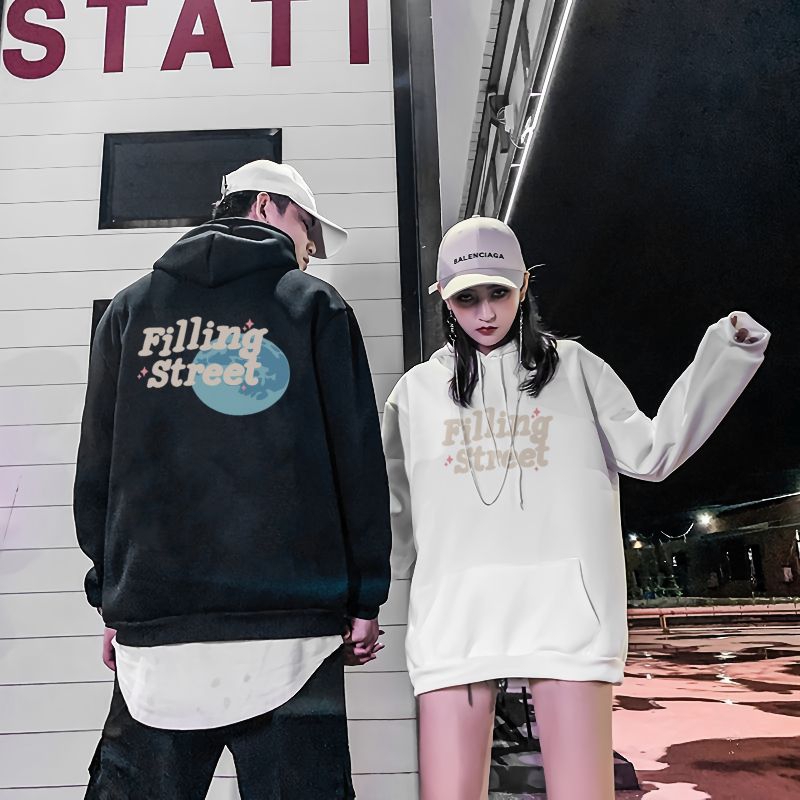 Jaket Hoodie Filling street/Kekinian 2024/Wanita-pria