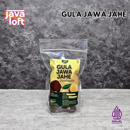 Gula Jawa Jahe Nikmat Lestari Bumbu Dapur Gula Merah Jahe Rasa Lemon Khas Wonosobo