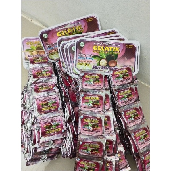 

GELATIK kapsul sarimanggis 100% original