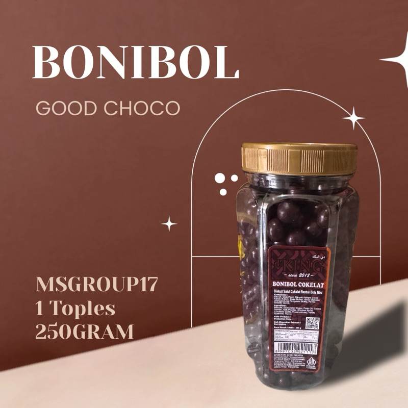 

BONIBOL COKLAT DKING 1 TOPLES 250GRAM free Baublewrap