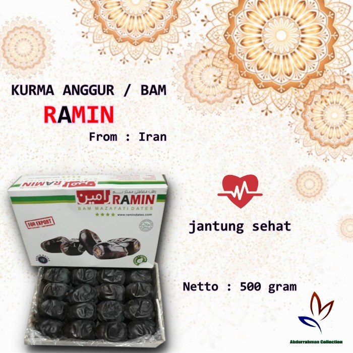 

Kurma Bam Ramin | Kurma Anggur Ramin 500 Gram Premium