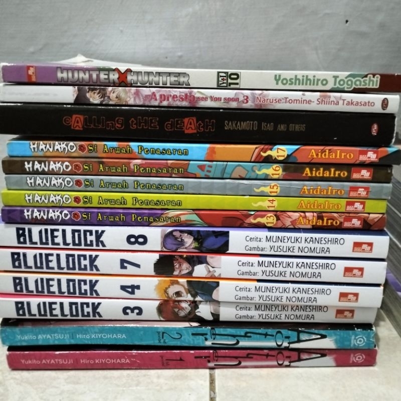 Preloved Buku Komik, Manga, Manhwa (ORI)