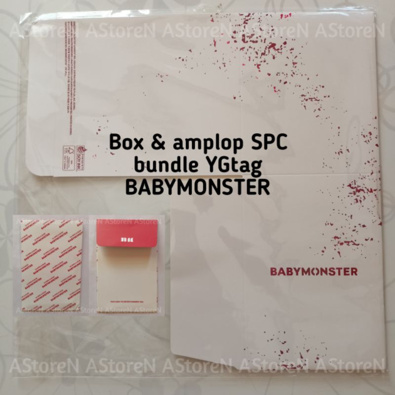 

[Ready] Box & amplop SPC bundle YGtag BABYMONSTER OFFICIAL
