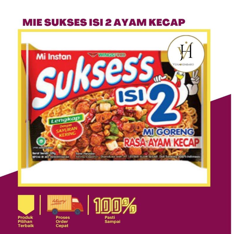 

mie suksess isi 2 Mantab 1 dus ayam kecap 24pcs promo murah