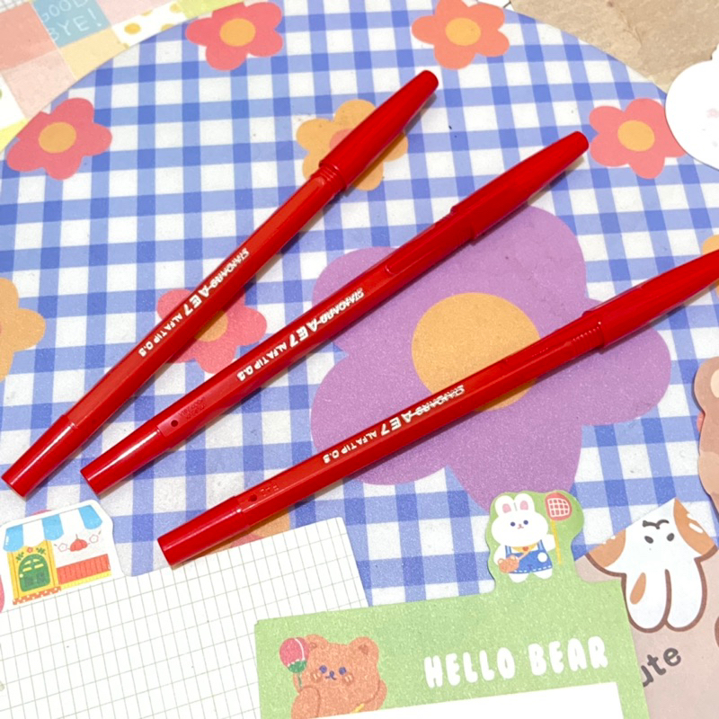 

Pena Merah standard Pulpen Merah Alat tulis sekolah