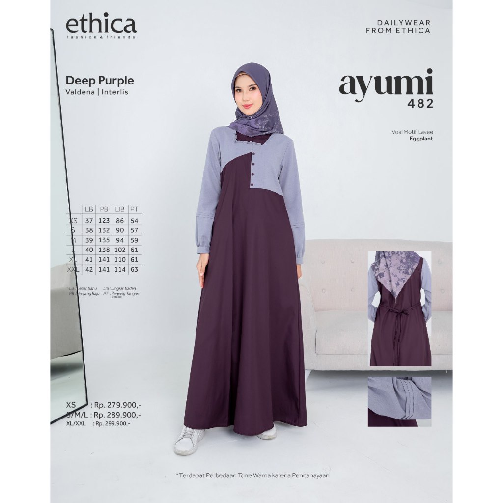 GAMIS KEKINIAN  ETICHA AYUMI 482 NEW COLLECTION BEST SELLER