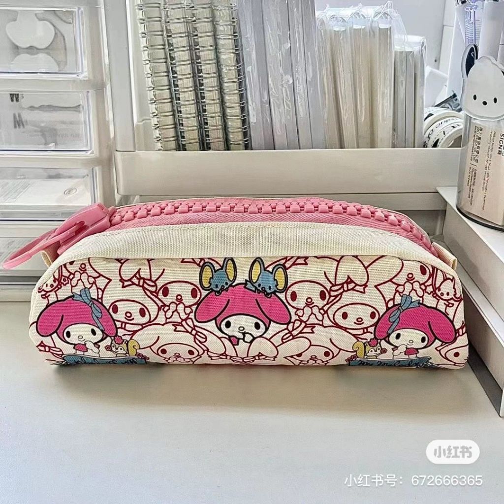 

Tempat Pensil Besar Kotak Pensil Terlihat Baik Tas Penyimpanan Alat Tulis Melody Pochacho