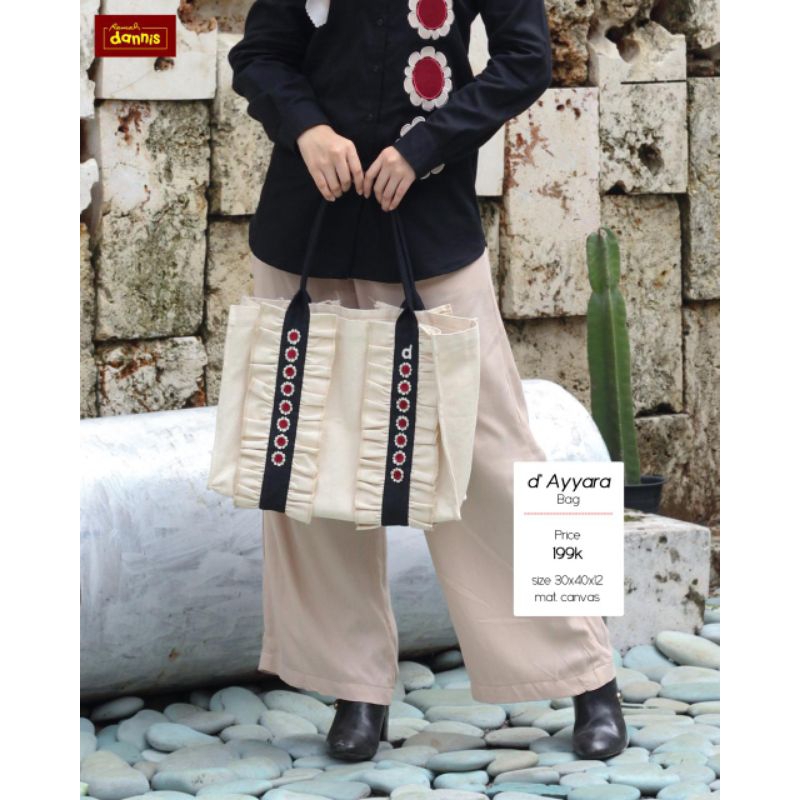 TAS CANVAS EKSLUSIVE AYYARA BAG  BY DANNIS