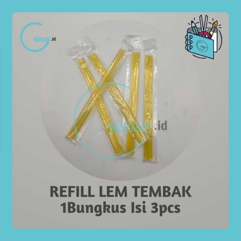 

[ Gween.id ] Refill Lem Tembak Kecil ( 1 Bungkus = 3 Pcs)