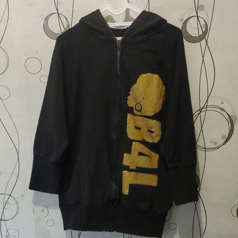 hodie hitam baby shoop bal blink baby shop bagus tebal  BANGETS