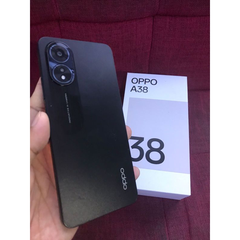 OPPO A38 RAM 6+6/128 SECOND RESMI