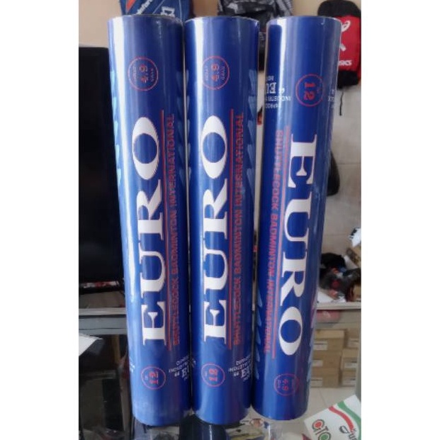 Grosiran Shuttlecock badminton euro biru  kok badminton euro