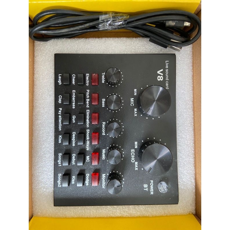 Soundcard V8 Original Full Set (Baru)