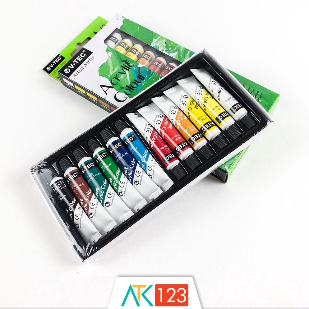 

Spesial Cat Akrilik VTec 12 Acrylic Colours VT612A