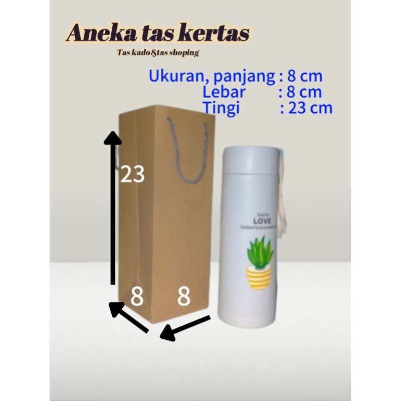 

Paperbag coklat polos/paperbag murah/paperbag Kado/paperbag tumbler.