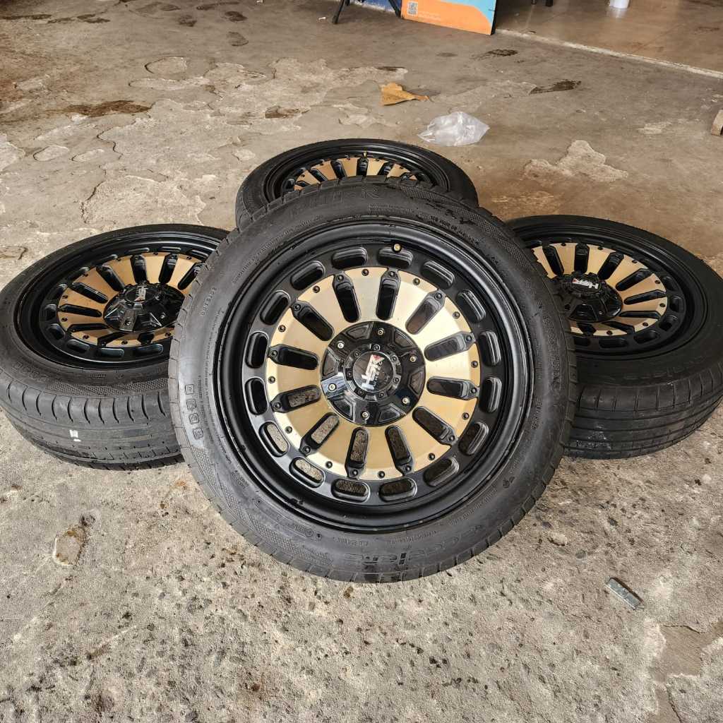 Velg Seken Mobil Racing HSR MYTH-07 Ring 18 x 8 Et30 Lobang 10x114,3/127 + Ban 235/50 R18