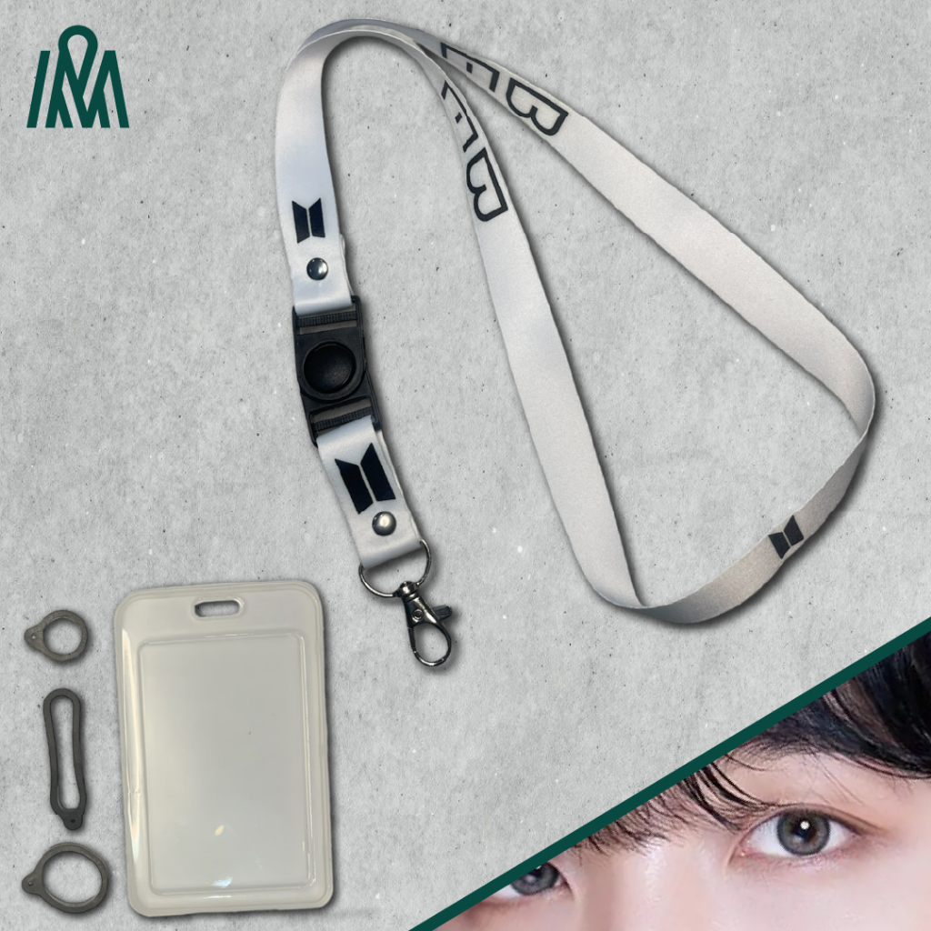 

Lanyard BTS BE Album Kpop Merchandise Tali ID Card (unofficial)