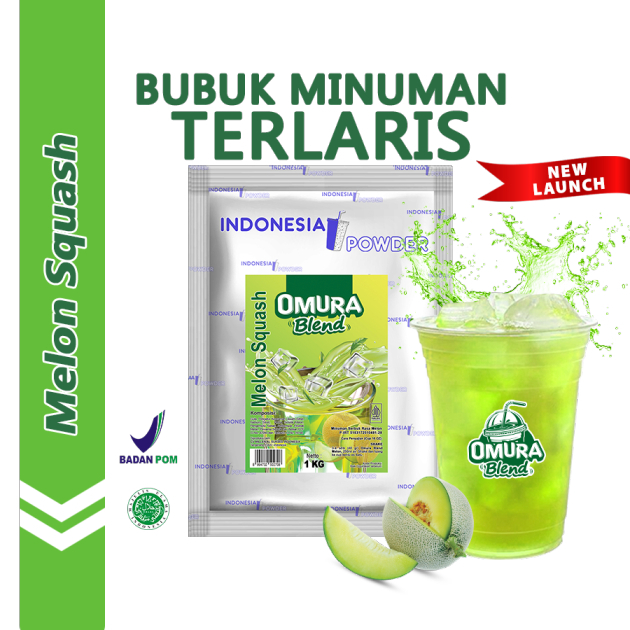 

Bubuk Minuman Premium Rasa Melon Squash 1 Kg (Non Susu)