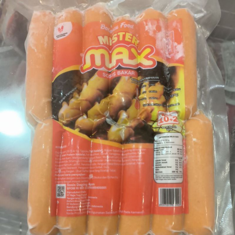 

Mister Max Sosis Bakar Mini 500gr